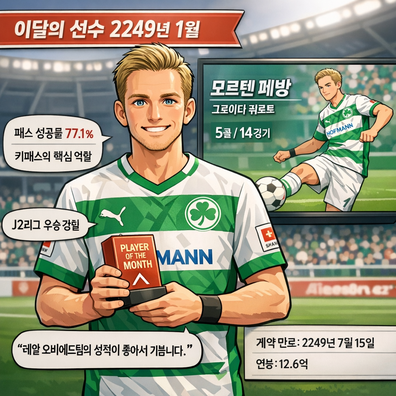 분데스리가 리그 2249-01월 이달의 선수상에 Morten F